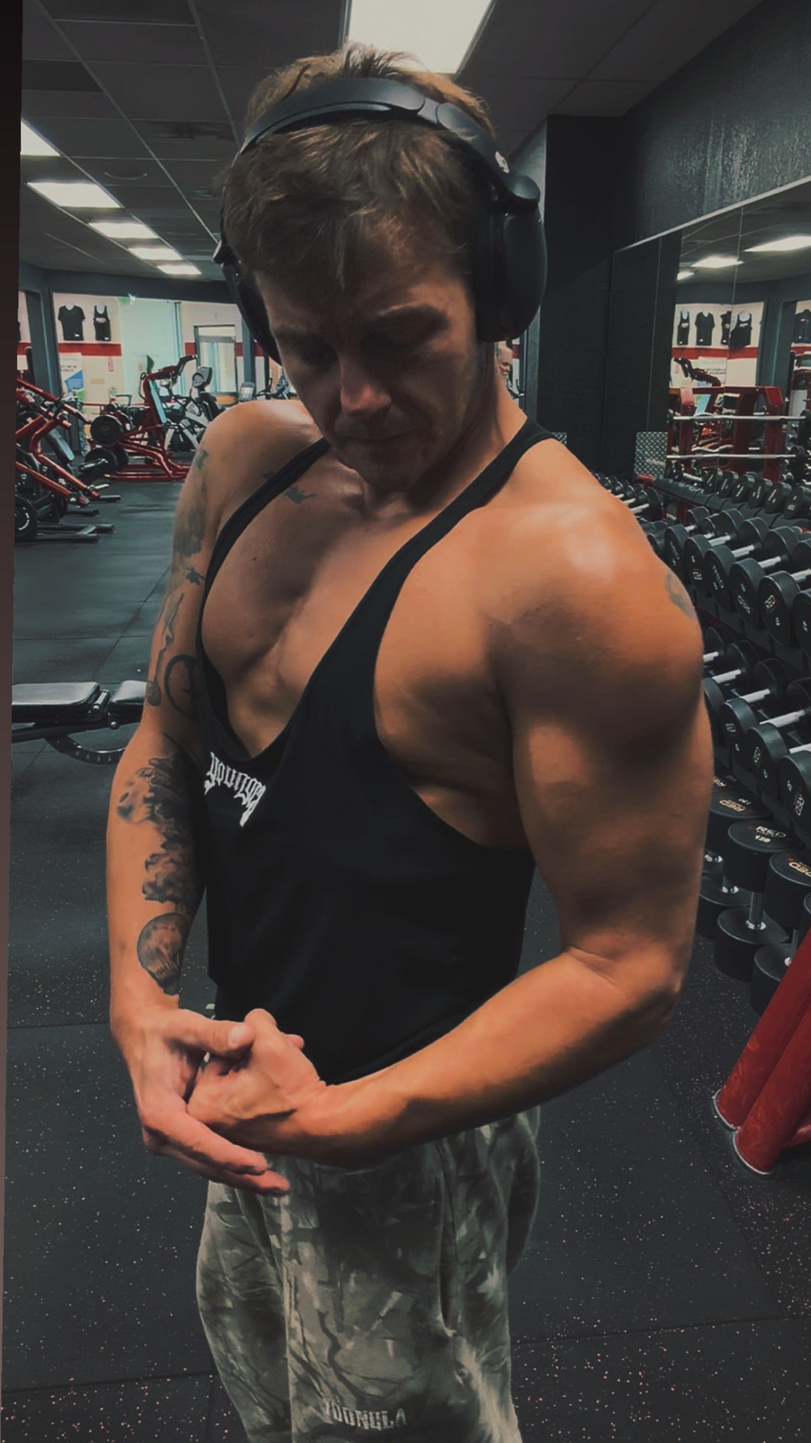 Matt Anderson in the gym